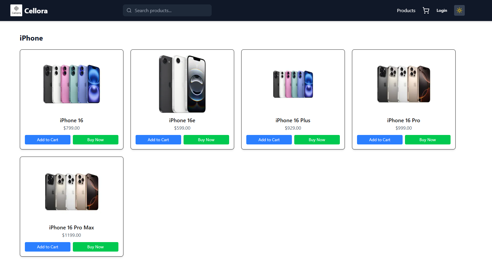 E-Commerce Website